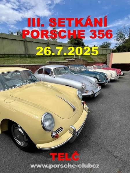 III. Setkání Porsche 356 v Telči.